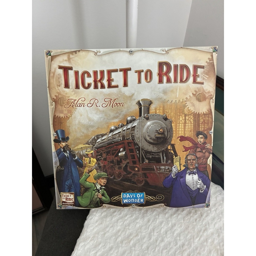 Ticket To Ride Board Game by Alan R. Moon COMPLETE Days of Wonder